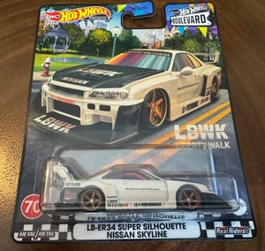 Hot Wheels Premium Boulevard LBWK LB-ER34 Super Silhouette Nissan Skyline - Picture 1 of 8