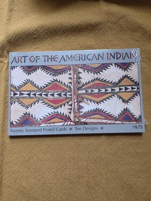 USPS Art Of The American Indian # 884500 Sealed Stamped 20 Postcards - Image 1 of 2
