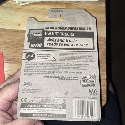 2021 Hot Wheels Premium Land Rover Defender 90 Hard Top 227/250 - Image 1 of 2