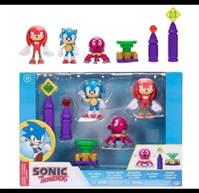 Sonic The Hedgehog Action Figures 2.5" Oil Ocean Diorama - Image 1 of 3