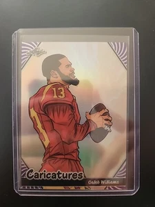 CALEB WILLIAMS Purple 2024 Leaf Caricatures USC Anime Manga Refractor #/49 RC - Picture 1 of 5