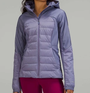 Lululemon Down for It All Jacket Peri Purple 700 Down Hike Snow Womens Sz 6 - Picture 1 of 12