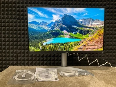 LG 27" USB-C LED LCD Monitor 4K 27BP85UN-W ✅❤️️✅❤️️ NEW! OPEN BOX! ✅❤️️✅❤️️ - Image 1 of 4