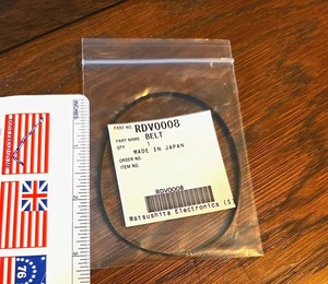 Panasonic Flat Drive Belt RDV0008 VCR Cassette Small Motor Pully (wr9ba) - Picture 1 of 2