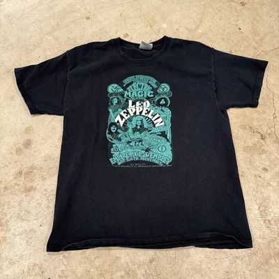 Camisa Led Zeppelin Para Hombre Grande Y2K Años 90 Manga Corta Y2K Banda Camiseta Foto 1 de 4