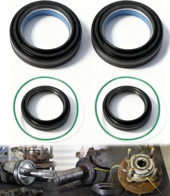 Front Axle Vaccum Knuckle & Tube Seal Kit - Fit for Ford 1998-2004 F250 F350 F45 Foto 1 de 4