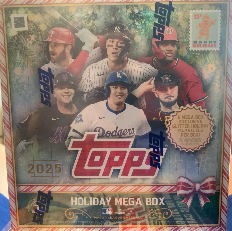 2025 Topps Holiday Mega Baseball Box - Image 1 of 1