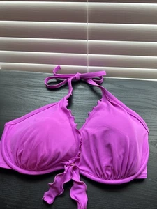 Victoria's Secret Muestra Rosa Cobertura Traje de Baño Acolchado Bikini Top, 34/DDD/F75 - Imagen 1 de 3