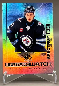 2024-25 SP Authentic Nikita Chibrikov Future Watch Spectrum FX #S-56 Unscratched - Picture 1 of 3
