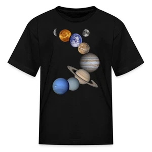 Solar System Planets Astronomy Kid's T-Shirt - Picture 1 of 7