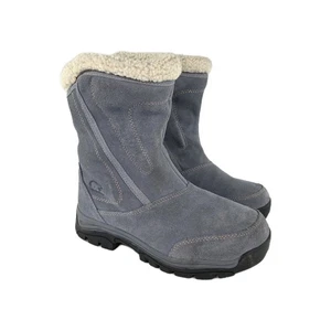 Sorel Waterfall Blue Suede Insulated Waterproof Boots US 8 Zip Up Winterstiefel - Bild 1 von 12