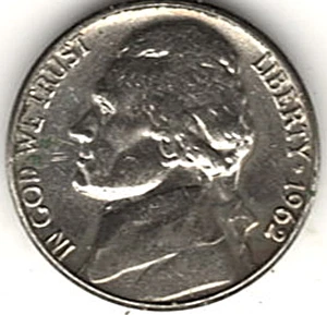 1962 D Jefferson nickel in BU condition    stk nic - 1 - Picture 1 of 4
