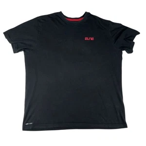 Nike Elite T-Shirt Herren XXL / 2XL Dri Fit Schwarz Kurzarm Rücken Mitte Swoosh - Bild 1 von 7