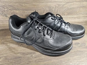 New Balance Wanderschuhe Herren Größe 13 D Schwarz Sneaker Leder - Bild 1 von 9