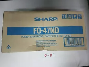 Genuine New Sharp FO-47ND Black Toner Cartridge - Picture 1 of 1