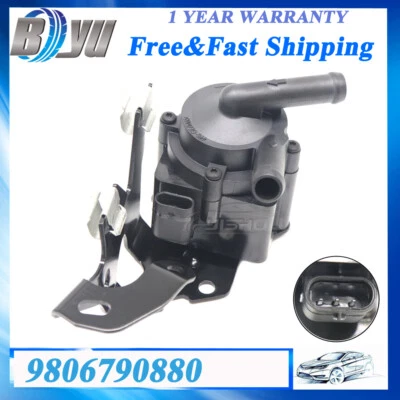 9806790880 For Peugeot 308CC 3008 RCZ Citroen C4 MINI Electronic Water Pump New - Imagem 1 de 4