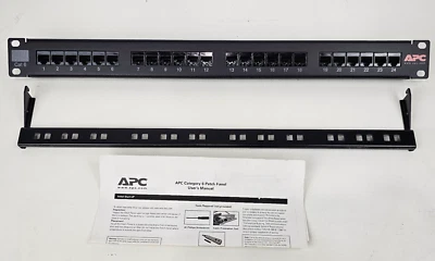 APC CAT6PNL-24 24-Port Cat 6 Network Patch Panel - Image 1 of 4