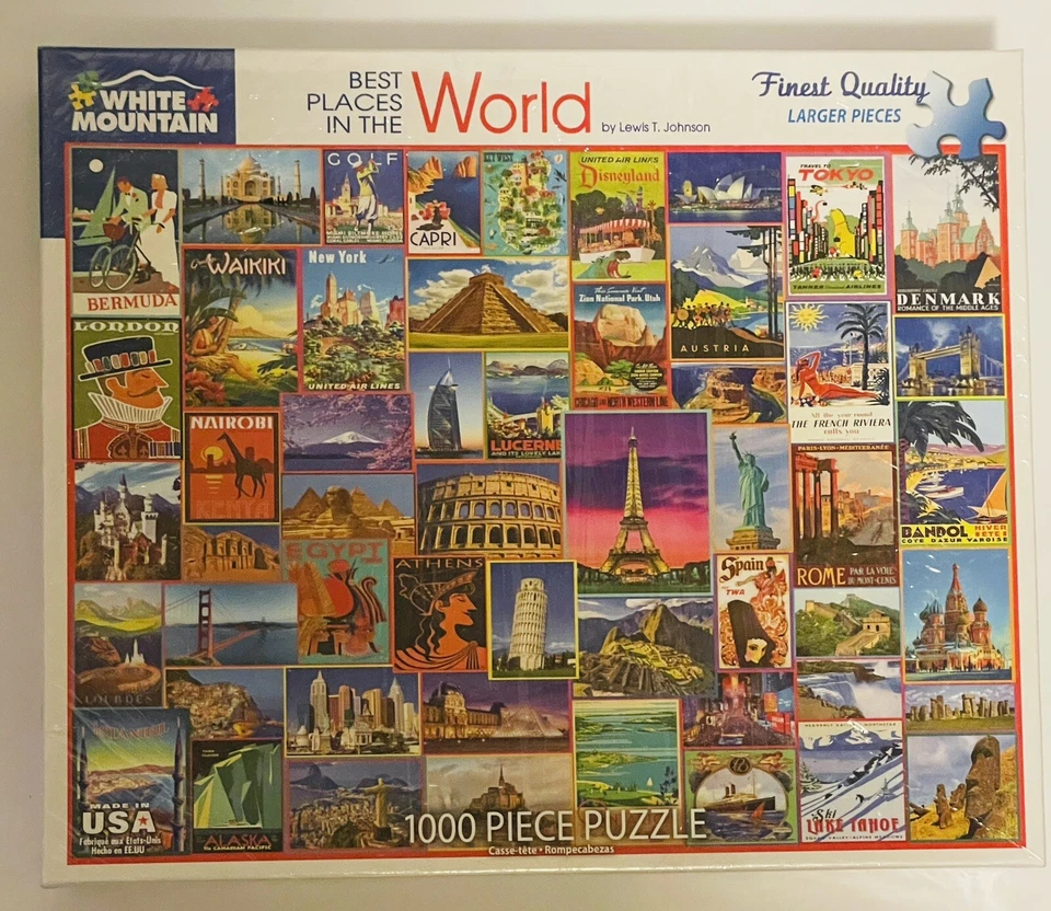 Best Places in The World Puzzle White Mountain 1000 Pieces 1272 Jigsaw 12