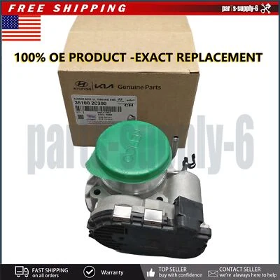 NEW Throttle Body for 2010-2014 Hyundai Genesis Coupe 2.0L 351002C300 US Foto 1 de 4