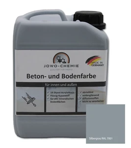 Bodenfarbe Betonfarbe Flüssig-Kunststoff Estrichfarbe seidenglänzend Grautöne - Bild 1 von 35