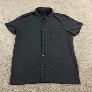 Vuori Shirt Mens Extra Large Gray Ace Button Up Office Career Commuter Casual - Picture 1 of 9