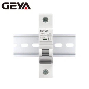 GEYA MCB Circuit Breaker 1Pole Type C 6kA 6 10 16 25 32 40 50 63 80 100 125Amp - Picture 1 of 12