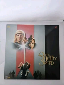 QUEST FOR THE MIGHTY SWORD Laserdisc RARE Dragons & Demons FILM - Afbeelding 1 van 5