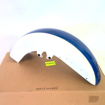 Guardabarros delantero de lujo azul/blanco 58900074DVV genuino Harley Touring 2014-up nuevo de stock Foto 1 de 4