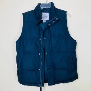 St. John's Bay Vest Men’s Small Puffer Jacket Black Polyester Pockets - Picture 1 of 6