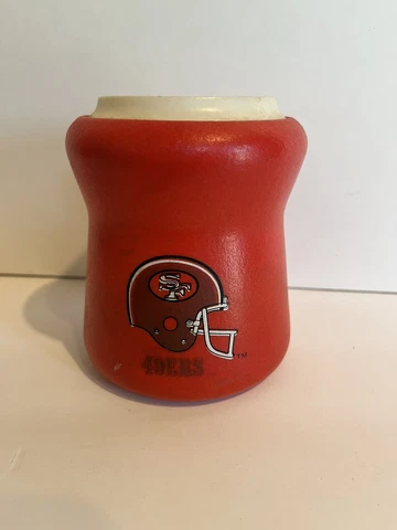 San Francisco 49ers Koozie Can Holder Vintage NFL Coozie Insulated Cooler Cover