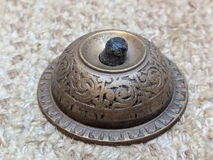 Antique Brass Push Button Door Bell Door Hardware - Picture 1 of 11