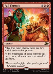Magic The Gathering Full Throttle 127 Aetherdrift raro - Imagen 1 de 1