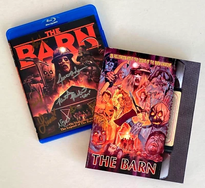 THE BARN * SIGNED SPECIAL EDITION BLU-RAY w/ SLIP * LINNEA QUIGLEY * ARI LEHMAN - Image 1 of 4