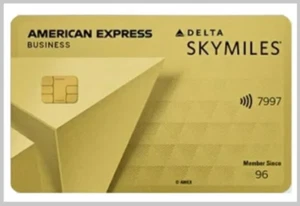 American Express Gold Airline Business Credit Card. Cancelled. Collectible - Picture 1 of 1