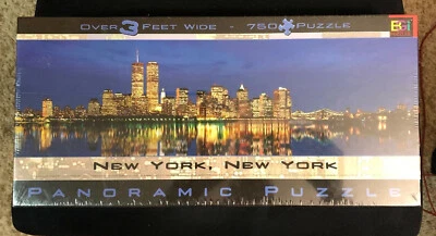 New York, New York Panoramic Puzzle 3 feet wide 750 pc New Sealed, Buffalo Games - Image 1 of 3