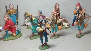 LOTTO STATUINE DA PRESEPE FONTANINI ANNI 60 USATE - Foto 1 di 24