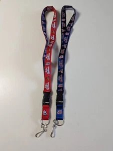 St. Louis Cardinals MLB Official Lanyard one red and one blue - Picture 1 of 3