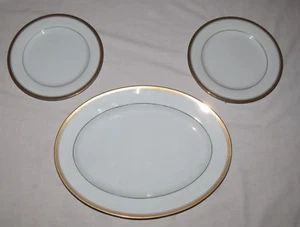 Noritake Pompei 6678 TRE pezzi: piatto ovale 13,5 pollici e 2 piatti insalata - Foto 1 di 4