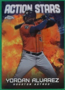 2023 Topps Chrome Update Yordan Alvarez #ASC-9 BASEBALL Astros Action Stars - Picture 1 of 2