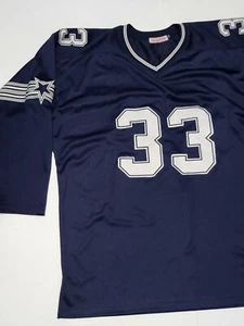 (#30) Mitchell Ness Throwback Dorsett #33 1984 Dallas Cowboys Jersey Men's 60 - Picture 1 of 9