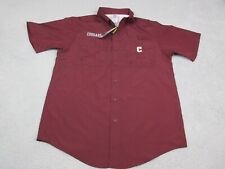 College Of Charleston Cougars Shirt Mens Medium Red College Basketball Button Up