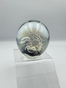 Vintage 1997 Robert Eickholt Signed Glass Paperweight - Picture 1 of 8