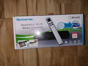 NEW Pandigital Handheld Wi-Fi Wand Scanner S8X1103 w/ Feeder Dock Black - Picture 1 of 1
