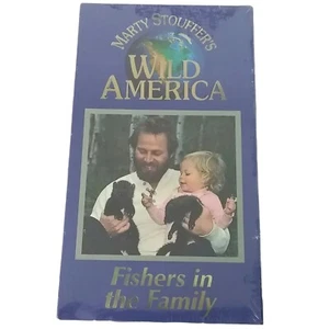 Marty Stouffer's Wild America VHS Fishers In The Family 1996 New - Picture 1 of 4