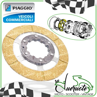 DISCO FRIZIONE PER APE TM 703 602 MP 601 220 CAR P2 MPF SUGHERO CONDOTTO PIAGGIO