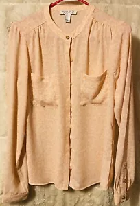 FOREVER 21 Damen Blusenshirt Gepard Leopardenmuster Langarm Large - Bild 1 von 4