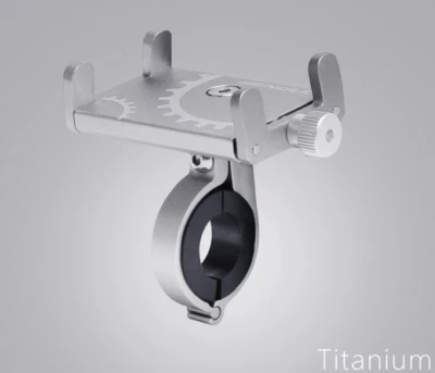 SUPPORTO ALLUMINIO BICI BIKE MOTO PORTA TELEFONO PER CELLULARE GPS SMARTPHONE - Immagine 1 di 2