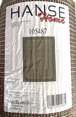 Hanse Home 80x400 Green 105487 Kurzflor Teppich Läufer Küchenteppich Flurteppich - Bild 1 von 2