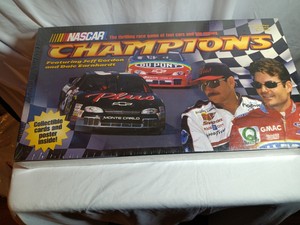  NASCAR Champions Race Car Earnhardt Gordon SEALED NEW still has the poster with