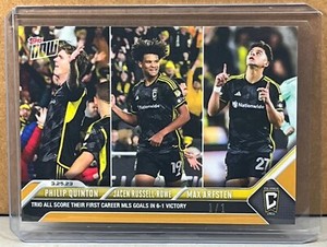 2023 TOPPS NOW MLS #45 QUINTON JACEN RUSSELL-ROWE ARFSTEN Gold Parallel 1/1